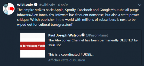 censure,internet,infowars,alexjones,réseaux,facebook,youtube